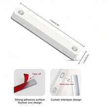 6 pezzi Dispositivo per zanzariera ad alta traspirabilità, installazione senza foratura e tagliabile, clip magnetiche riutilizzabili per zanzariera, dispositivo anti-caduta per finestre, stile di protezione per finestre domestiche, clip magnetiche per zanzariera, adatto per finestre - Multicolore - Visualizzare 5