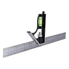 Combination Angle Square Level Blacksmith Carpenter 30cm 12in Black - 1 - View 9