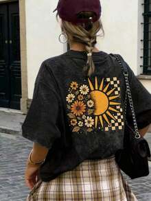 Women T-Shirts - Black - View 2