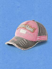 Popjeli 1 pieza Gorra de béisbol bordada 1969, diseño de color contrastante de moda y casual, estilo unisex y de pareja - Multicolor - Ver 7