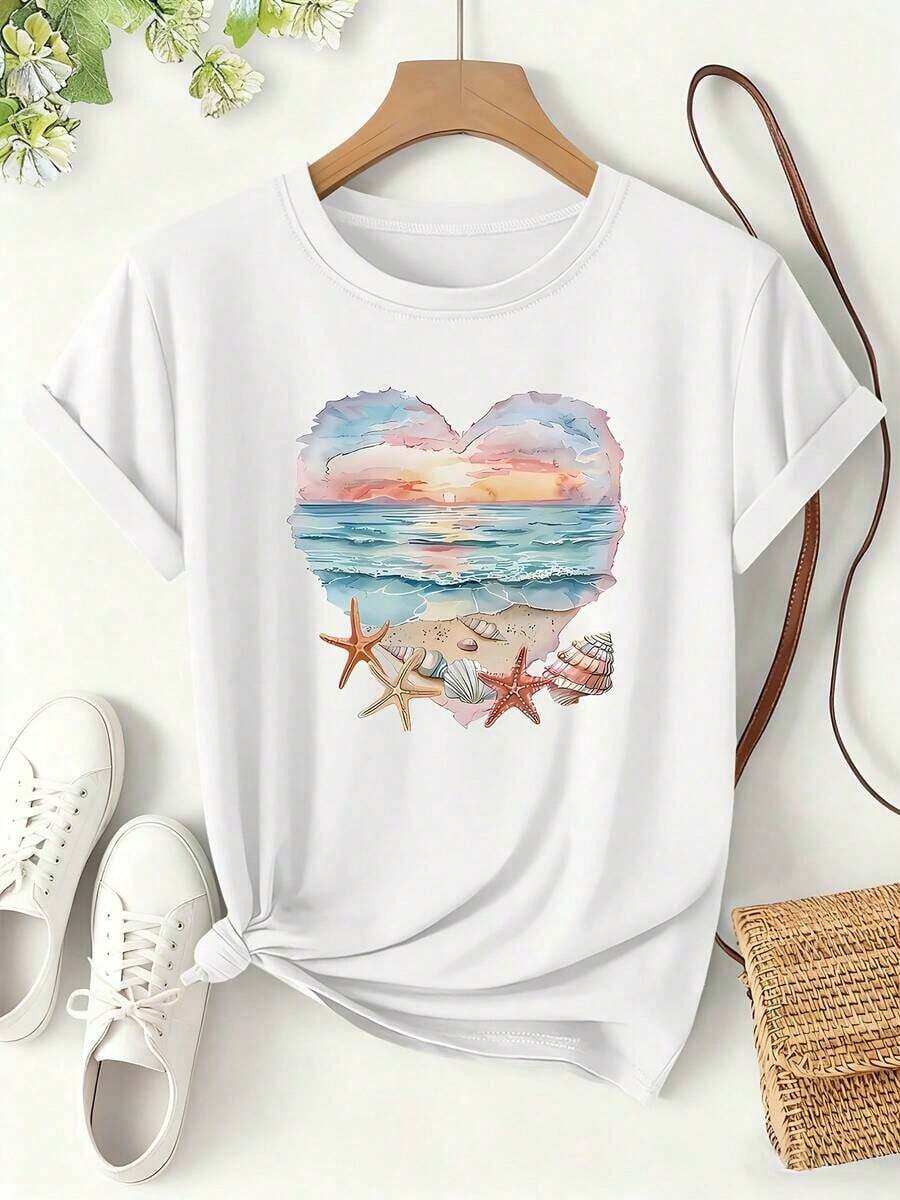 Women T-Shirts - Weiss - View 1