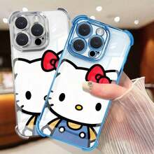 SANRIO かわいいいカートゥーン柄 四隅耐衝撃 スマホケース 日韓トレンドデザイン  Pixel 8A、Pixel 8、Pixel  8 Pro、Pixel 9、Pixel  9 Pro、Pixel  9A、Pixel 10、Pixel 10PRO/ 17pro Max/17pro/17/11/12/13/14/15/15Pro/15PluS/15Pro Max/16/16Pro/16PluS/16Pro Max/MIN/X/XR 対応対応 落下防止保護カバー - シルバー - チェックする 4
