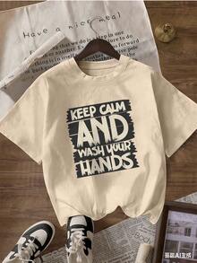 Casual And Fun Style Short Sleeve T-Shirt, Fashionable Short Sleeve T-Shirt For Spring And Summer 2026, Made In Mexico, 180 Grams. Cartoon Print, Couple Design, Suitable For Indoor Or Outdoor Wear. Crew Neck, Unisex, Ideal For Office And Leisure. One-Piece Pack. - APR-P631577SLNDXZGY617 - 查看 4