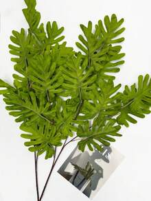 1/2/3件 95公分人造綠色植物含尤加利葉，仿真葉片適用於牆面、客廳、臥室、婚禮、派對裝飾、桌面填充、居家、桌面裝飾、廚房、婚禮、桌子、中心裝飾、辦公室、花園、戶外、房屋、庭院裝飾，適用於春、夏、秋、冬季節性裝飾 - 綠色 - 查看 5