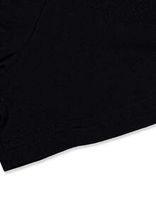 Camiseta de Mujer Estampada con Pájaro Urraca Australiana, Cómoda y Versátil, Manga Corta Casual - Negro - Ver 5
