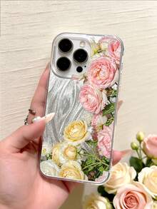 玫瑰图案印花手机壳，兼容 13/15/16/17 Pro/17/14/17/15 Pro/15 Plus/15 Pro Max/7 Plus/8 Plus/X/Xs Max/Xr/11 Pro/12 Pro/13 Pro/14 Pro/12 Mini/13 Mini/11 Pro Max/12 Pro Max/13 Pro Max/14 Pro Max/14 Plus/17 Pro Max/17 Air/6/6s Plus/7/8/16 Pro/16 Plus/16 Pro Max/SE2/17 Pro Max 和三星手机Galaxy/A54/A14/A12/A13/A15/A32/A33/A24/A52S/S20/S21/S22/S23/S24/S23Plus/S24ultra/S25/A15/A33/A23/A07/A17/S26/A56/A57 - 彩色 - 查看 6