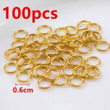 100-200个不锈钢开口连接环，直径3-10毫米，金色，适用于珠宝制作、连接器、DIY配件 - 不銹鋼跳環 - 查看 17