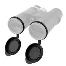 2 Pieces Binoculars Protective Rubber Objective Lens Cap Binocular Best Protect 52-55MM - Multicolor - View 7