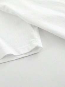 Camiseta de Mujer con Estampado Deutz, Top Casual de Manga Corta con Cuello Redondo, Camiseta Deportiva Unisex de Algodón Suave y Transpirable, Camiseta de Mujer con Cuello Redondo para Verano, Corte Clásico, Ideal para Fans de Música, Anime, Películas y TV, Lavable a Máquina, para Atuendo Casual y Streetwear, Ropa Casual de Verano para Exteriores, Regalo Perfecto para Hombres y Mujeres. - Blanco - Ver 5