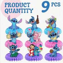 Stitch Themed Birthday Party Table Decorations And Wall Decor, Create A Festive Home Party Atmosphere - Multicolor - View 5