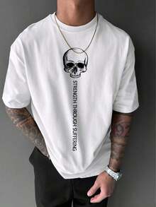 verano mangas cortas playeras de hombre gym Ocio vacaciones alta calidad camisas para hombre Letras simples Y2K ropa de hombre sudadera para festival conjuntos de hombre regalos para hombre México local - Negro - Ver 1