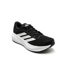 Adidas 透气、减震、轻便、多功能、耐磨跑步鞋，男女通用 - 黑與白 - 查看 5