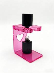 Rose Red Nail Polish Gel Inverted Holder, Acrylic Transparent Inverted Rack - Hot Pink - View 7