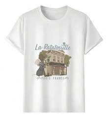 Tshirt Muscle Freaks Ratatouille Estilo París Remy Cocinar - Blanco - Ver 1