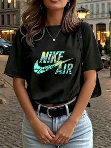 Women T-Shirts - Black - View 4