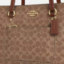 Coach Women's Station Tote Bag - 棕褐色 - 查看 3