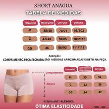 kit 10 Anágua Short Segunda Pele Curta Toque Suave e Caimento Perfeito, Evita Transparência balé - Multicolorido - Visão 7