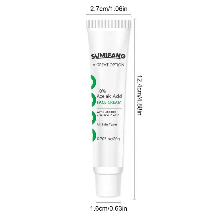 SUMIFANG Kem dưỡng ẩm Axit Hyaluronic 20g, nuôi dưỡng sâu và làm dịu da. Công thức dịu nhẹ và không gây kích ứng phù hợp cho da nhạy cảm. Giúp đạt được làn da mịn màng, rạng rỡ và khỏe mạnh. - axit azelaic - Xem 5