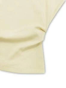 Women's Summer Casual Fitted Basic Tank Top, Pale Yellow Square Neck Design, Suitable For Daily, Workout And Commute Wear - Light Yellow - View 8