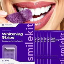 Smilekit独家设计7对紫色牙齿美白贴，深层清洁，清新口气，日常使用牙齿美白贴 - SmilekitB款-小盒-7對-紫色 - 查看 9