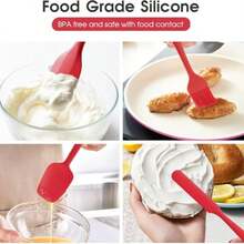 6pcs High Heat Resistant Non-Stick Silicone Baking & Cooking Utensil Set, Dishwasher - Multicolor - View 9