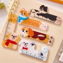Bộ 5/10/20/30 chiếc thước kẻ hình động vật hoạt hình, thước thẳng vẽ acrylic 5cm sáng tạo, thước nhỏ xinh xắn dùng làm văn phòng phẩm, quà tặng nhỏ. - Nhiều màu - Xem 10