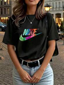 Women T-Shirts - Black - View 4