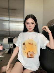 Women T-Shirts - White - View 1