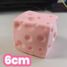 Neuer mit Kunststoff gefüllter Käsewürfel/mit Mehl gefülltes langsam zurückfedern Käse Quetschspielzeug, weiches und langsam zurückfedern Stressabbau Fidget Spielzeug, ideales Geschenk für Büro, Schule, Geburtstag, Feiertage und Familienzusammenkünfte - Verschiedenfarbig - Übersicht 14
