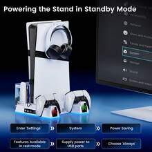HELLCOOL Vertical Cooling Stand For  Pro Gamepad Charger For  Slim/Pro Console  Gamepad Charger With  3-Speed Fan Adjustment - View 4
