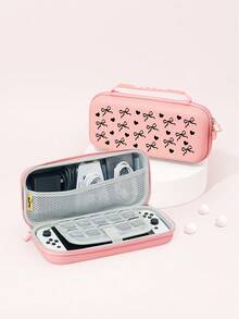1pc Black Heart & Bow Pattern Protective Case, Storage Bag For Nintendo Switch 2 (2025), Switch OLED, Switch NS/Lite, Best Gift For Switch Gamers - Multicolor - View 17
