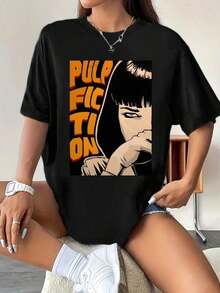 Women T-Shirts - Black - View 6