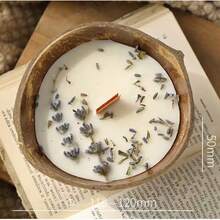 1-2 cây nến thơm hình bát dừa, 2 lựa chọn mùi hương (quế cam/bách xù nam việt quất), làm từ sáp đậu nành tự nhiên, không khói và hương thơm lâu dài. - Nhiều màu - Xem 17