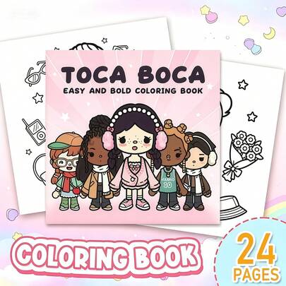 A 24-Page Coloring Book About My Friends, Providing A Very Simple And Comfortable Coloring Experience, Suitable As A Gift For Friends, Couples And Family, Suitable For Parties, Halloween And Other Holidays. The Perfect Gift Choice, Painting And Learning Supplies.