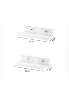 1 Bộ kệ đựng đồ nhà tắm gắn tường bằng acrylic, không cần khoan, trong suốt - Trong sáng - Xem 12