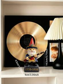 Charming Honor Guard Dwarf Resin Statue, Independence Day Collection Commemorative Decoration, Exquisite Interior Decoration, Courtyard And Home Decoration, Non Often Suitable For Room Decoration - 1PC - View 8