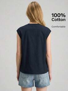 Ontre 2026SS Nueva Blusa para Mujer, Tejido Tejido, Estilo Urbano Elegante Casual, Moda Minimalista para Ir al Trabajo - Albaricoque - Ver 11