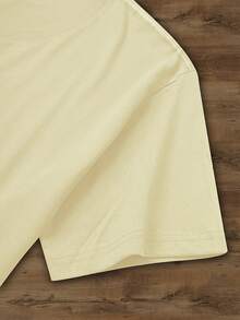 Women's Classic Christian Short-Sleeved T-Shirt With "Bible" "REDEEMED" "EPHESIANS 43" Letter Print. 18cm. New, Round Neck, Fashionable, Breathable, Casual, Versatile, All-Purpose, Can Be Casually Combined For Various Leisure And Entertainment Places And Scenes. - 杏 - 查看 4