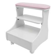 Modern Foot Rest Pedicure Manicure Funiture, Trolley For Foot Bath, Footbath Stool With Wheels - Multicolor - View 7