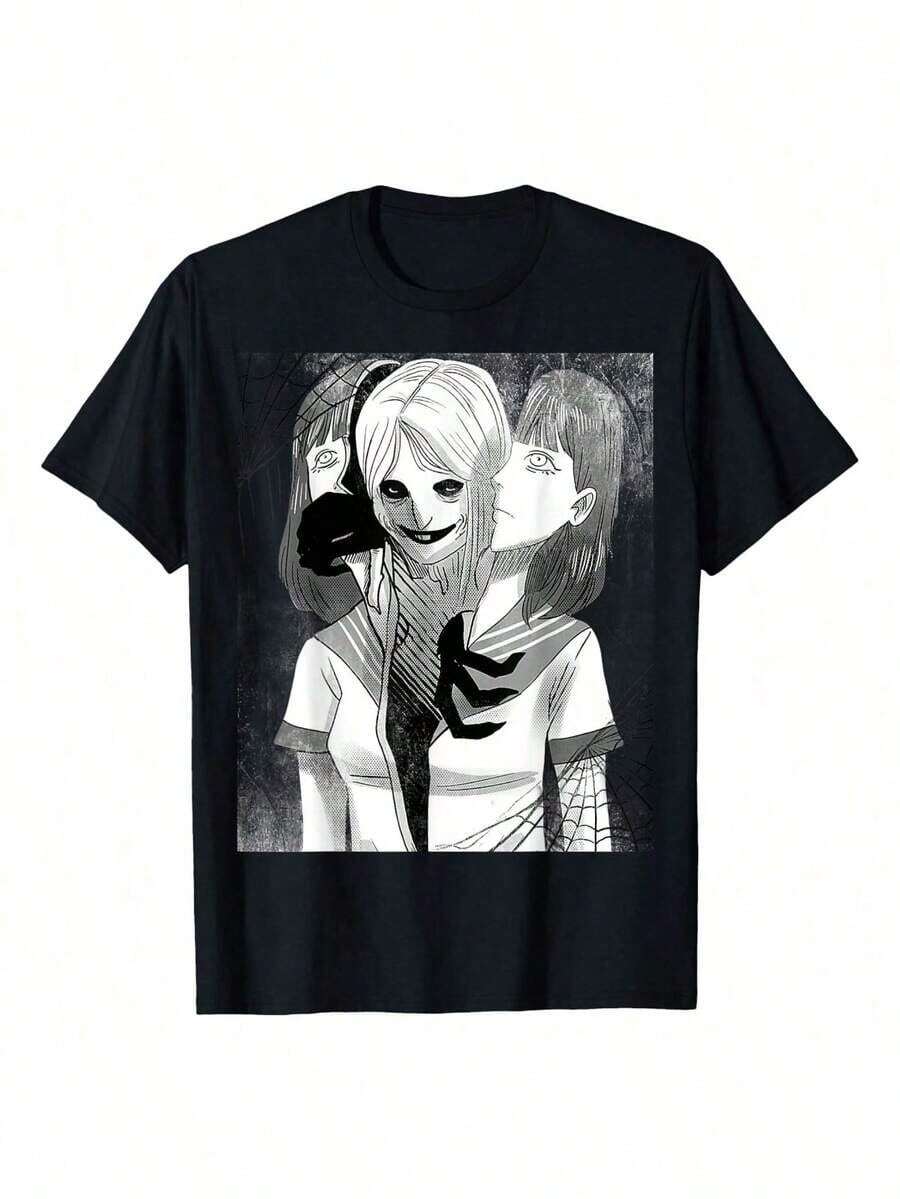 1 Piece McBelchers Women's Oversized Retro Burger Butt T-Shirt, Bob's Burgers, 180g, 100% Cotton - 黑色 5 - 查看 1