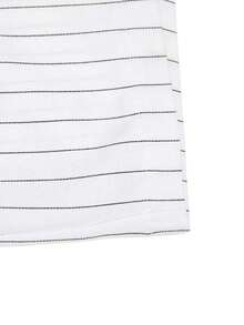 Mono elegante sin mangas a rayas para mujer - Blanco - Ver 6