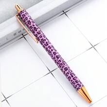 1 Or 3pcs 2026 New Leopard Print Ballpoint Pen Set, Featuring Pressure-Activated Design. Fun And Simple Printed Ballpoint Pens, Ideal For Journaling And Gift-Giving. Perfect For Weddings And Valentine's Day. Available In 5 Colors (New Light Brown Leopard, New Dark Brown Leopard) - Multiple Styles - View 16
