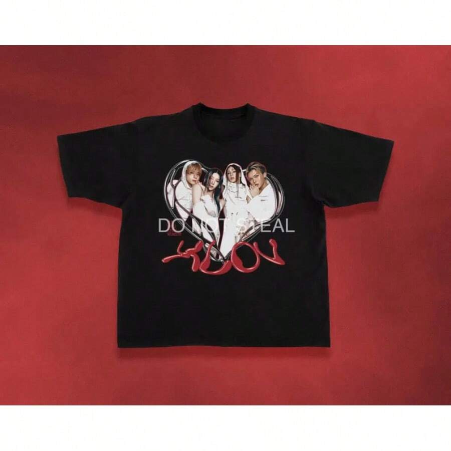 XLOV UXLXVE T-Shirt, Concert Tour Merchandise - Black - View 1