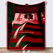 Warner Bros Cross-Border Horror Character Pattern Flannel Blanket Foreign Perverted Murderer Movie Character Blanket - wx0805031 - 查看 2