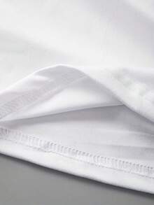 Women's T-Shirt For Spring And Summer - 白色 - 查看 4