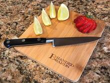 Branded Boards Small Mini  Bamboo Cutting Board, Great For Apartments RV'S Home Bar Charcuterie Backpacking Camping Bushcraft Dorm Rooms Picnics &Amp; Entertaining (1 Pack) - ColorA - View 4