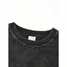 Camiseta de Alas de Ángel Gótica Y2K: Ropa de Calle Grunge Lavada para Hombres P0VH ZWXL - Blanco - Ver 4
