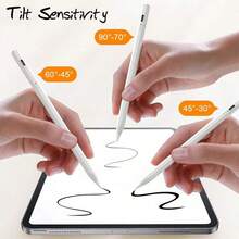 Bút cảm ứng Active Stylus dành cho iPad, tương thích với Apple Pencil từ năm 2018-2024, pin Li-Ion 120 mAh, sạc nhanh hơn, chống chạm nhầm lòng bàn tay, cảm ứng độ nghiêng, tương thích với Apple Pen, bút cảm ứng tương thích với iPad thế hệ thứ 10/9/8/7/6, Pro 11/12.9/13/Inch M4, iPad Air 3/4/5/M2, Mini 5/6 [Không có chức năng sạc từ tính] - Nhiều màu - Xem 9
