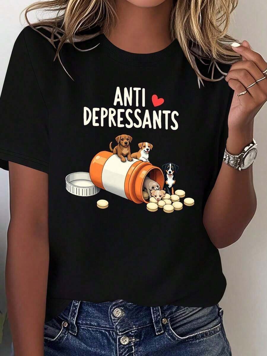 Women T-Shirts - Black - View 1