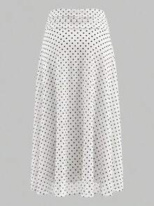 Conjunto de 2 piezas de top corto con cuello de botones elegante y shorts de cintura elástica para mujer - Blanco - Ver 5
